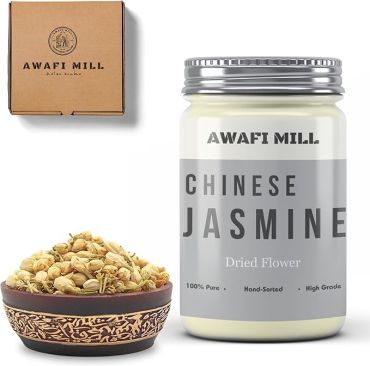 Awafi Mill Dried Chinese Jasmine Bottle of 100g